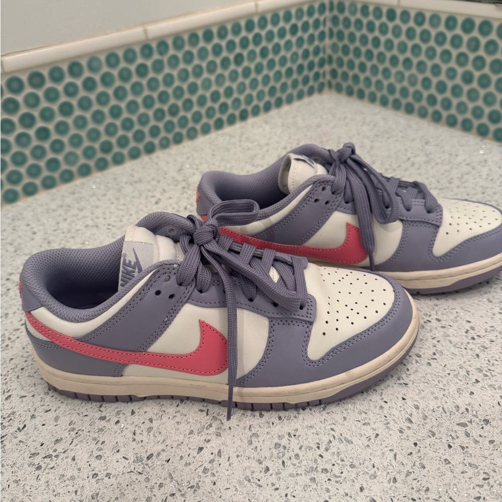 Nike Lavender and Pink Low-Top Sneakers